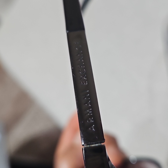Armani Exchange Black Aviator Shades - Picture 2 of 5